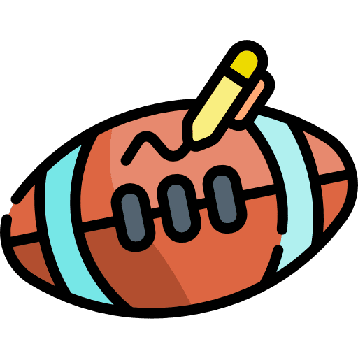 Rugby ball rugby ball sports ball sportive icon