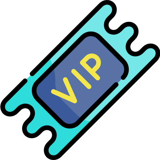 Ticket vip entertainment show icon