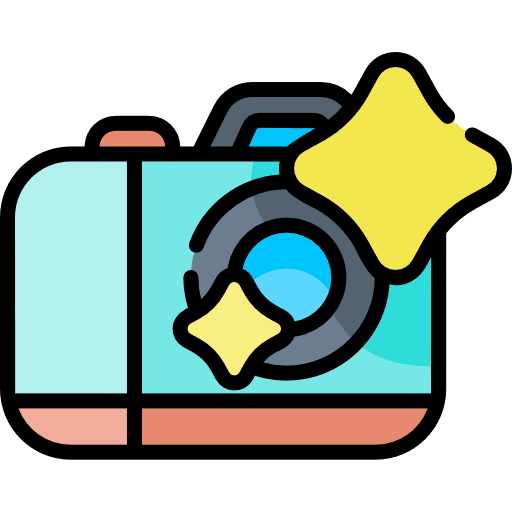 Camera interface technology digital icon