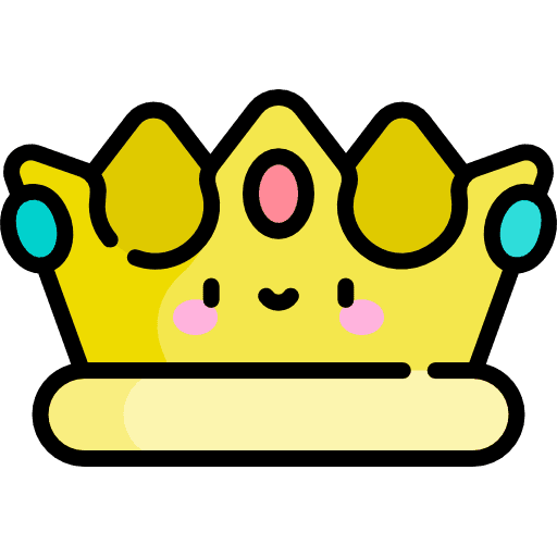 Crown fashion royal king icon