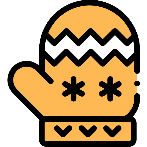 Gloves cloth food protect icon