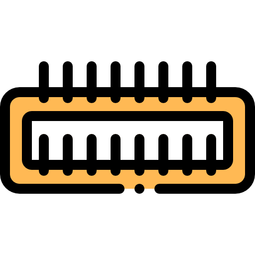 Knitting dressmaker sewing fabric icon