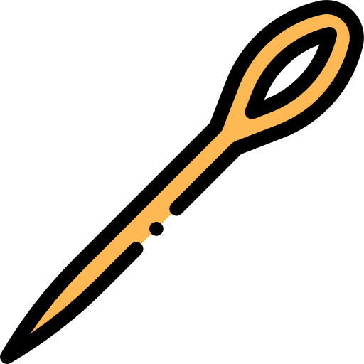 Needle fashion art and design tools and utensils icon