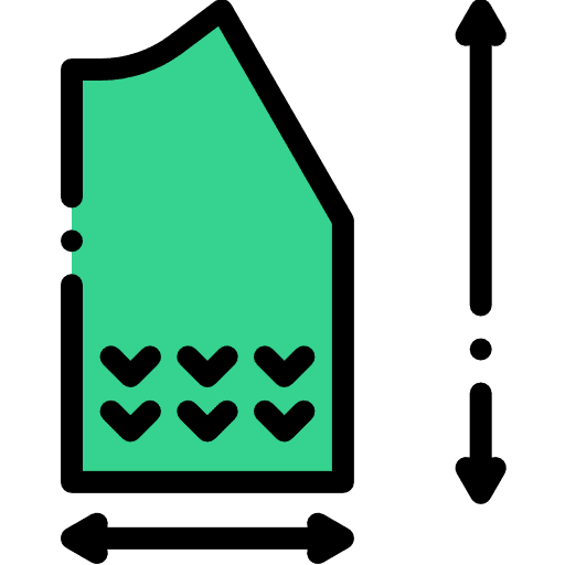 Size garment clothing size icon