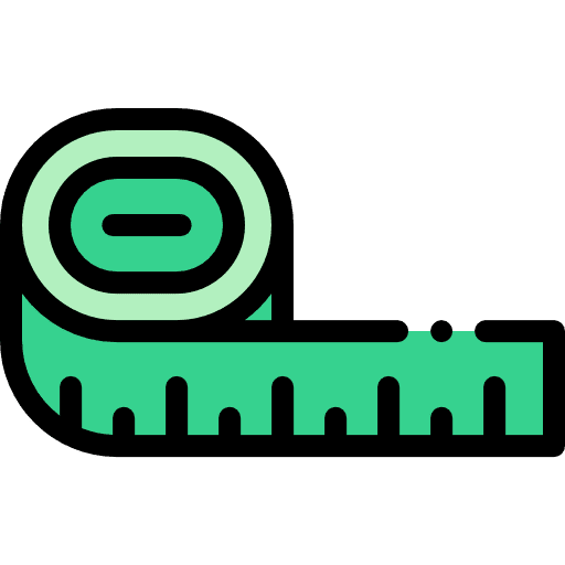 Tape measure miscellaneous interface construction and tools icon