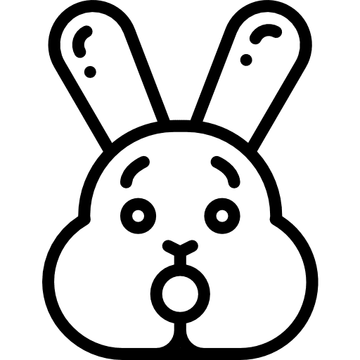 Bunny avatar wildlife user icon