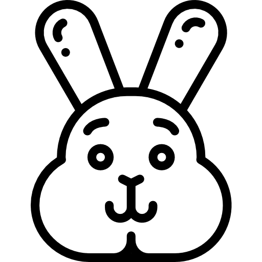 Bunny mammal easter wildlife icon