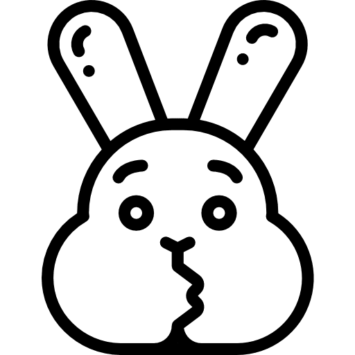 Bunny user wildlife animals icon