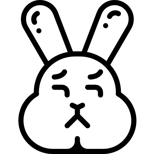 Bunny wildlife animals bunny icon