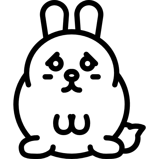 Bunny animals user mammal icon