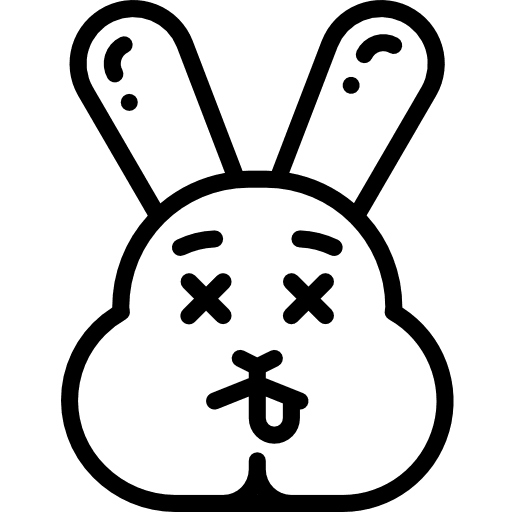 Bunny easter animals rabbit icon