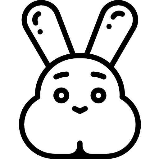 Bunny mammal animals rabbit icon