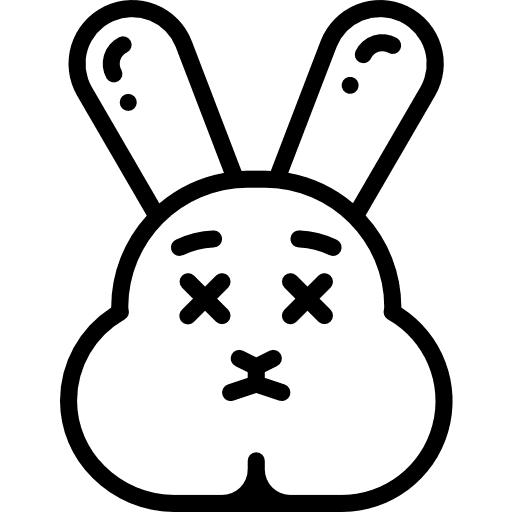 Bunny pet easter bunny wildlife icon