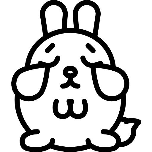 Bunny avatar wildlife user icon