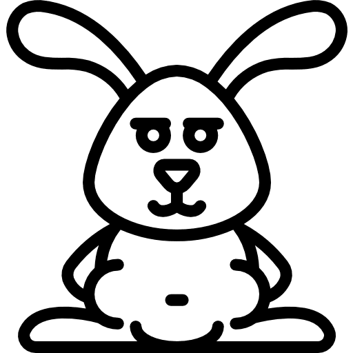 Bunny bunny mammal easter icon