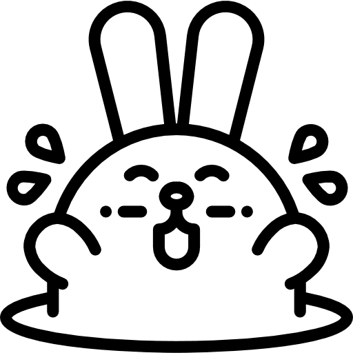 Bunny bunny rabbit easter icon