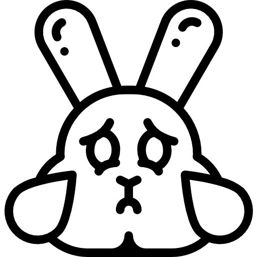 Bunny mammal wildlife easter bunny icon