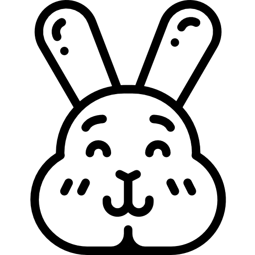 Bunny pet wildlife user icon