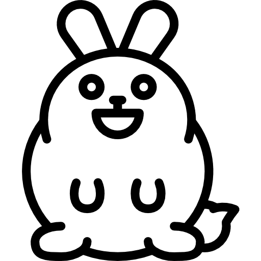 Bunny easter bunny rabbit pet icon