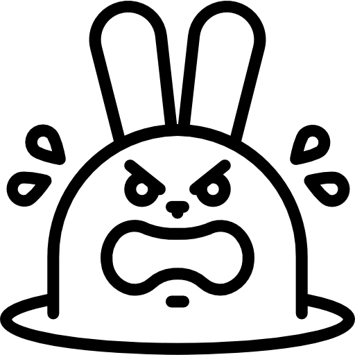 Bunny easter wildlife easter bunny icon