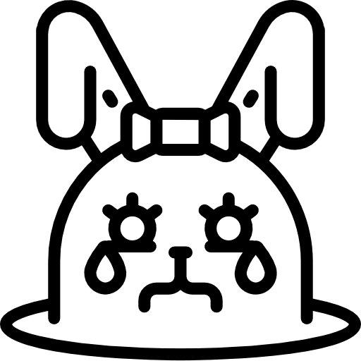 Bunny mammal pet bunny icon