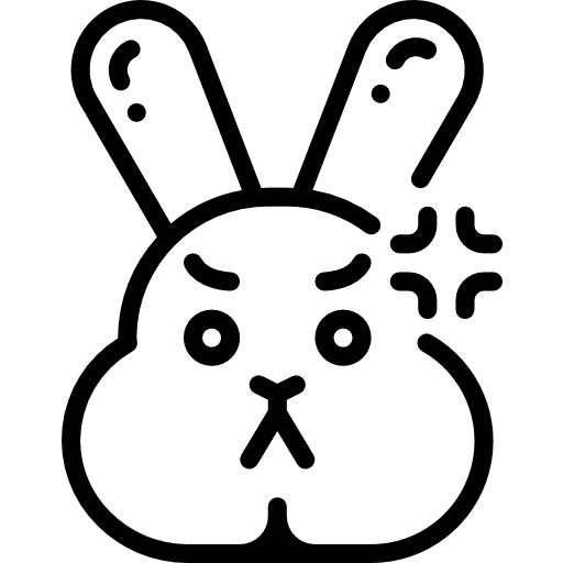 Bunny mammal wildlife avatar icon