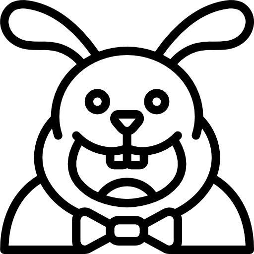 Bunny pet easter rabbit icon