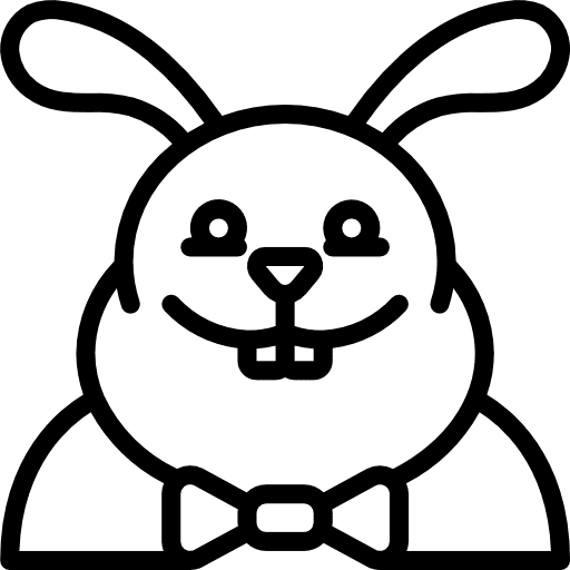 Bunny pet mammal avatar icon