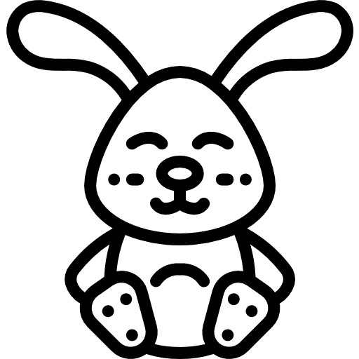 Bunny pet rabbit user icon