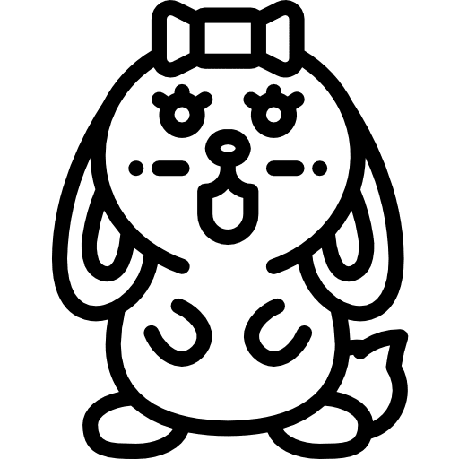 Bunny pet user animals icon