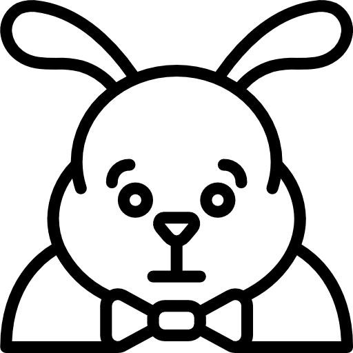 Bunny user easter bunny easter icon