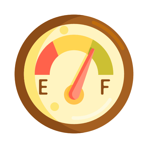 Gauge danger measurement measure icon