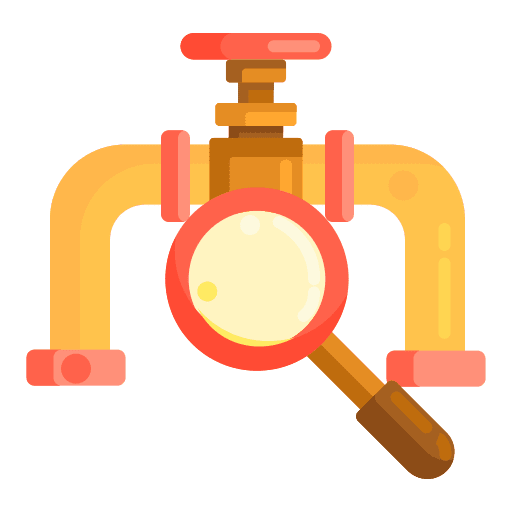 Inspection magnifying glass furniture and household construction and tools icon