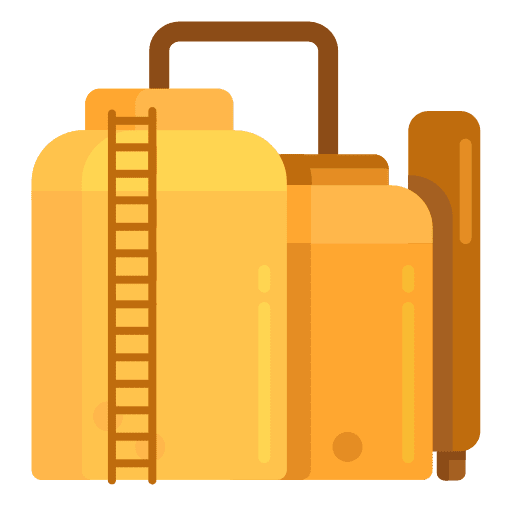 Storage tank water storage liquid icon