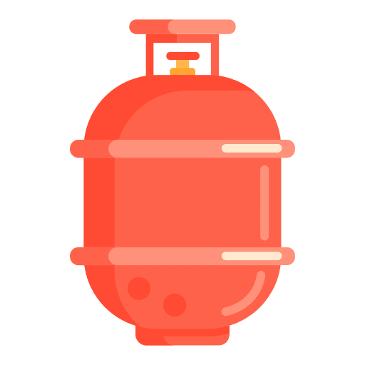 Gas cylinder tool industry container icon