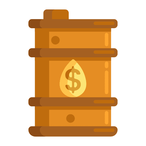 Petrodollar dollar symbol energy money icon
