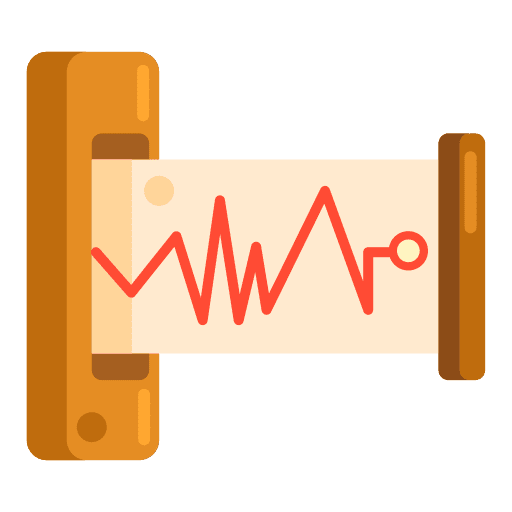 Seismic business graphic files and folders icon