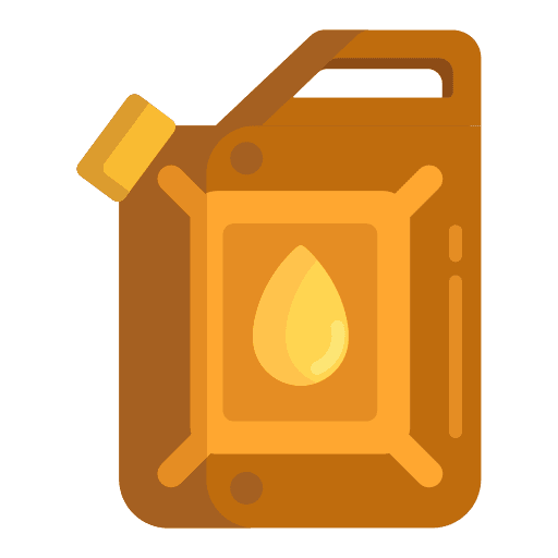 Jerrycan gasoline industry combustible icon