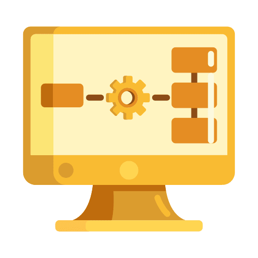 Network edit storage gear icon