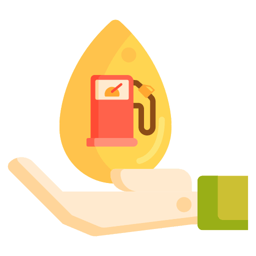 Oil industry energy oil station icon