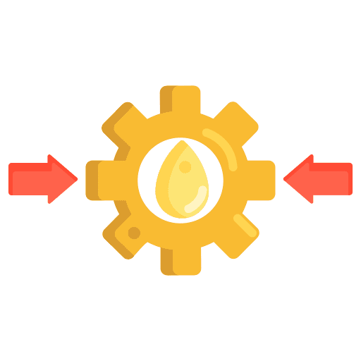 Pressure gauge technology meter icon