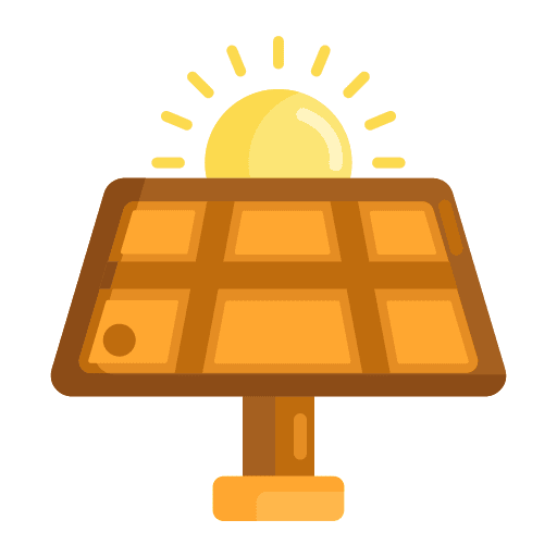 Solar energy solar panel solar energy renewable energy icon