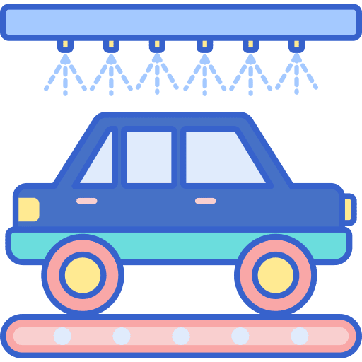 Car wash auto automobile clean icon