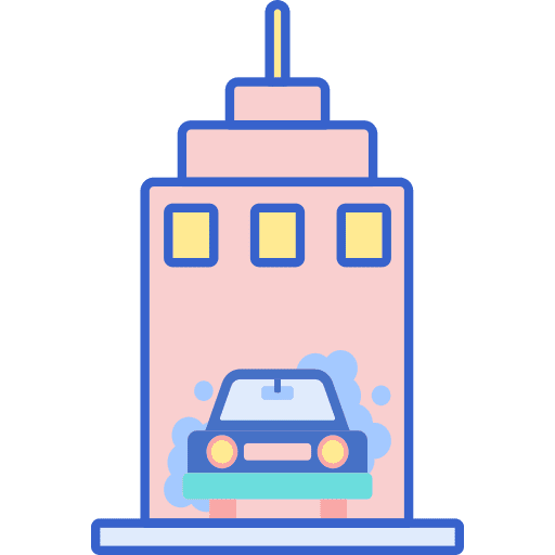 Car wash car wash corporation industry icon