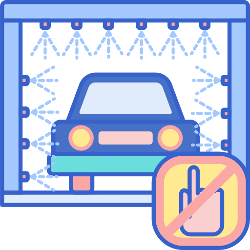 Car wash car wash signaling transport icon