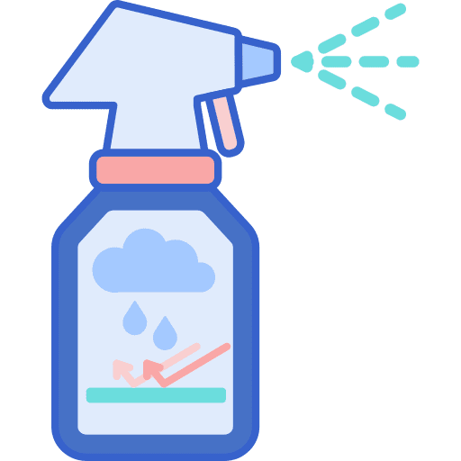Rain repellent interface furniture and household rain repellent icon