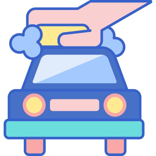 Hand washing transport transportation hand washing icon