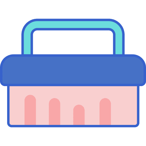 Brush furniture and household washing cleaning icon