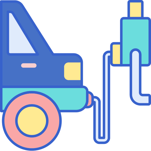 Emission vehicle transport contamination icon