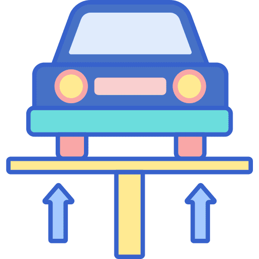 Lift transportation lift automobile icon